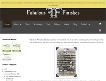 Tablet Screenshot of fabfinisher.com